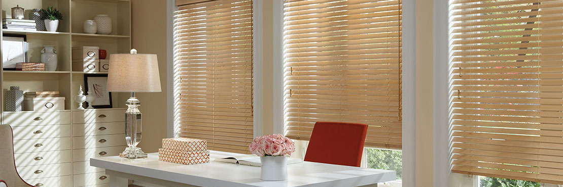 Hunter Douglas parkland classics wood horizontal blinds