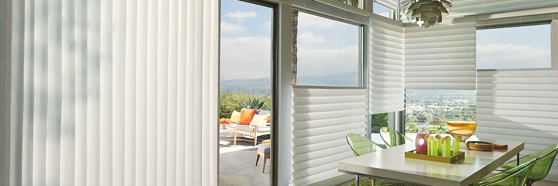 Hunter Douglas vignette roman shades